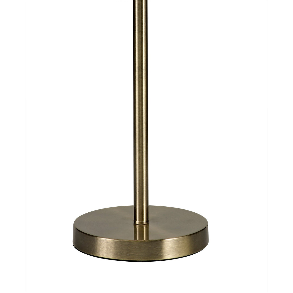 Aston 3 Light Glass Table Lamp - Antique Brass