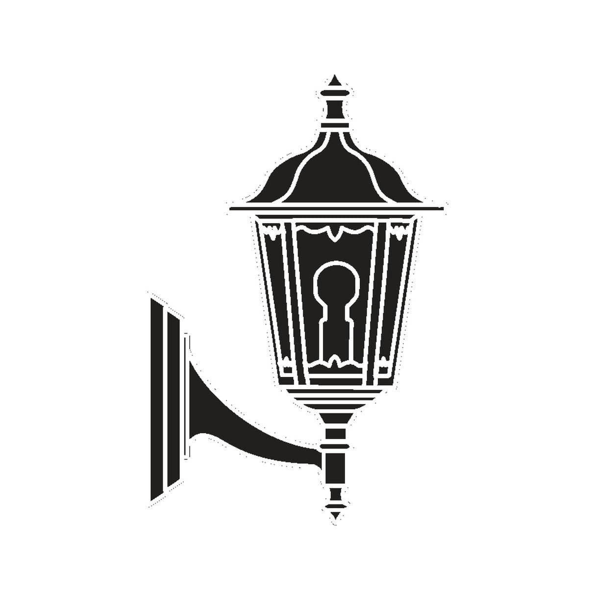 Astragal Copper Top Outdoor Wall Lantern