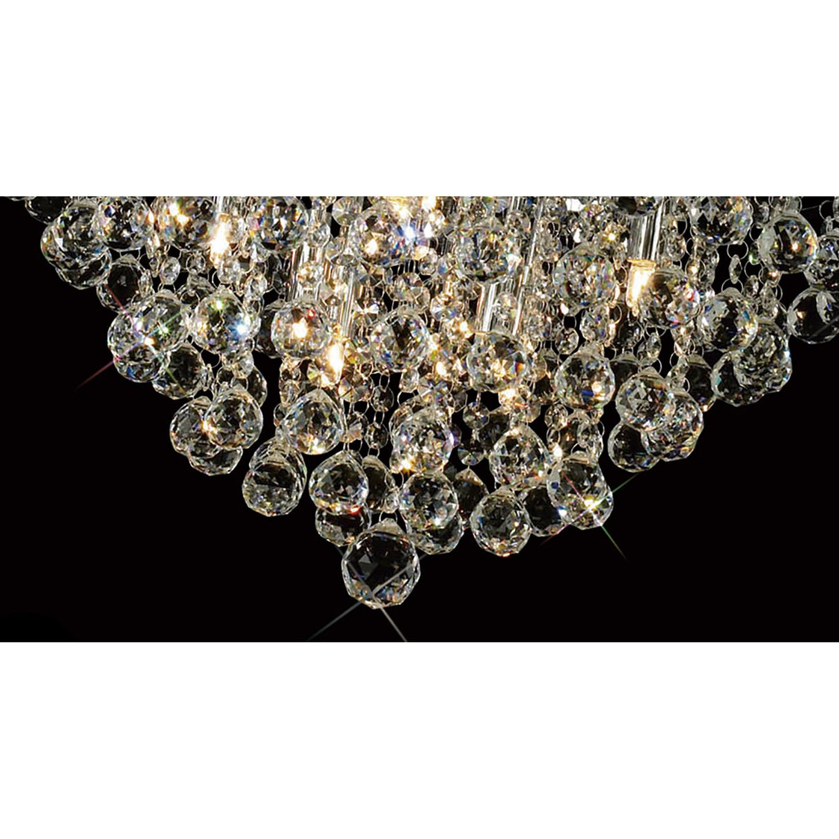 Atla 45cm 8 Light Crystal Chandelier - Polished Chrome