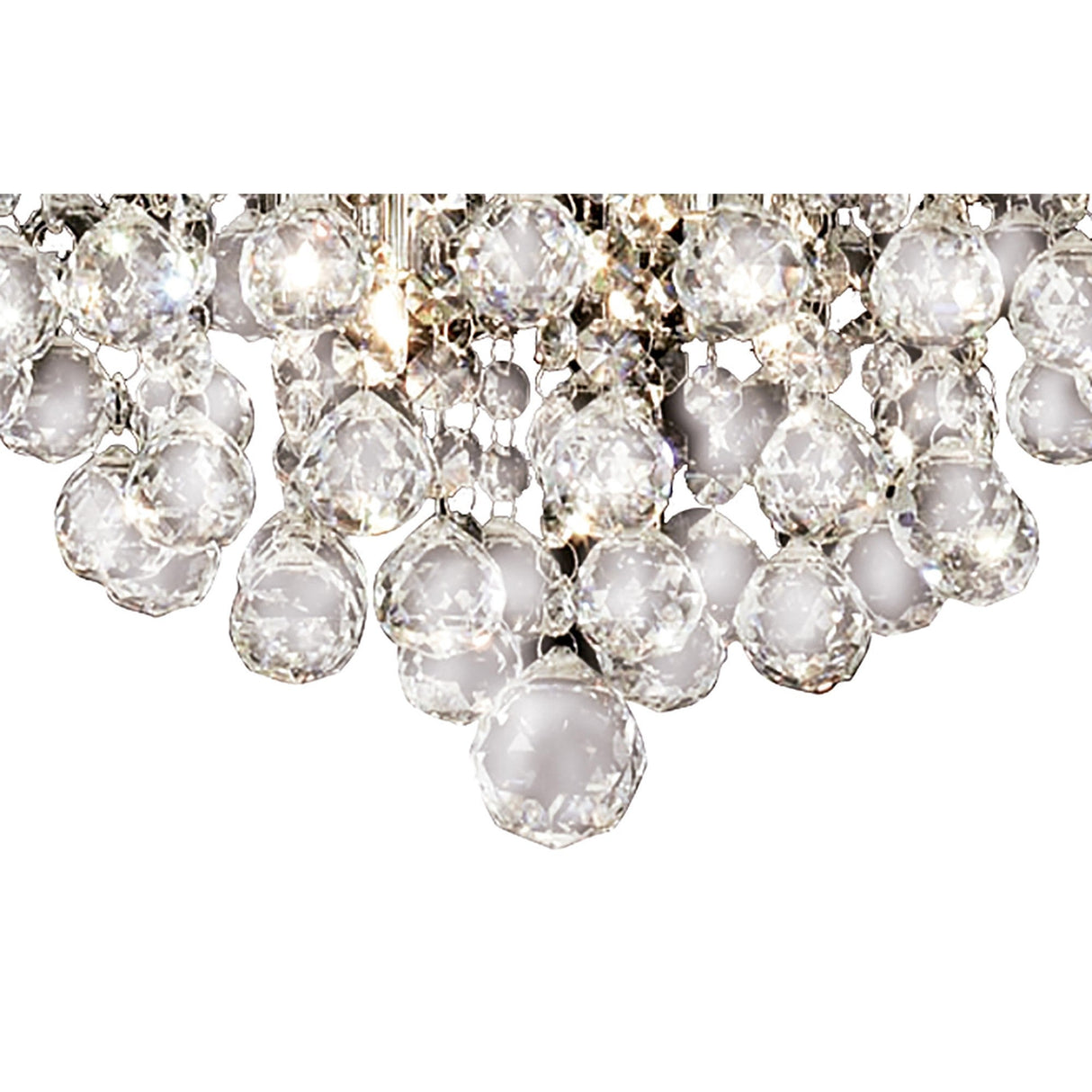 Atla 45cm 8 Light Crystal Chandelier - Polished Chrome
