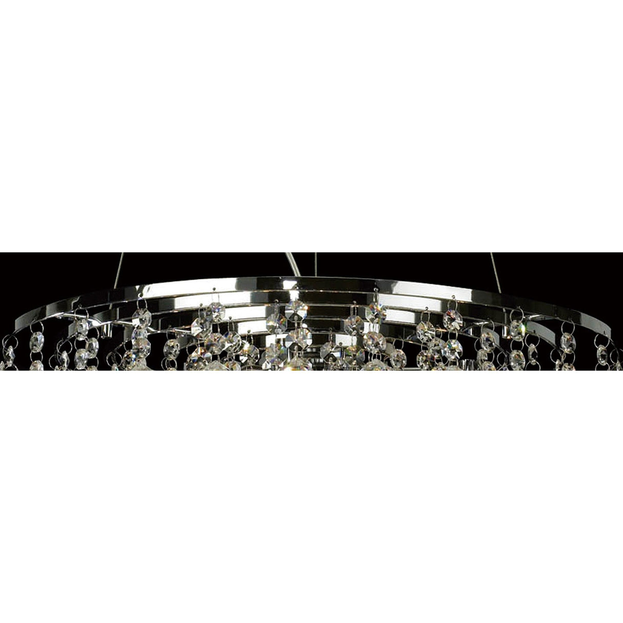 Atla 45cm 8 Light Crystal Chandelier - Polished Chrome