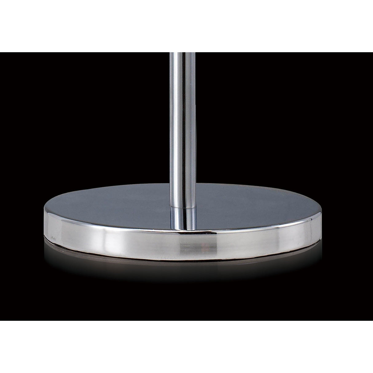 Atla 3 Light Crystal Table Lamp - Polished Chrome