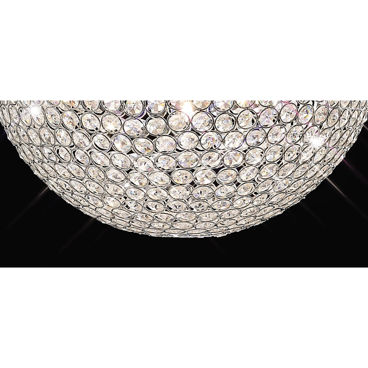 Ava 7 Light Crystal Pendant Light – Polished Chrome