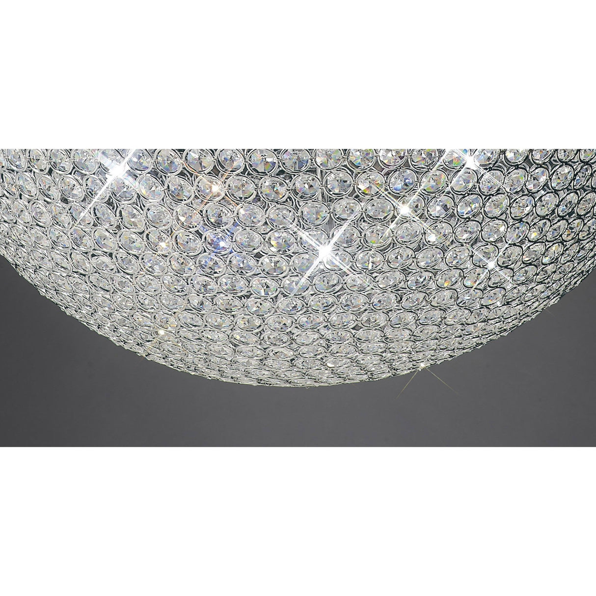 Ava 12 Light Crystal Pendant Light – Polished Chrome