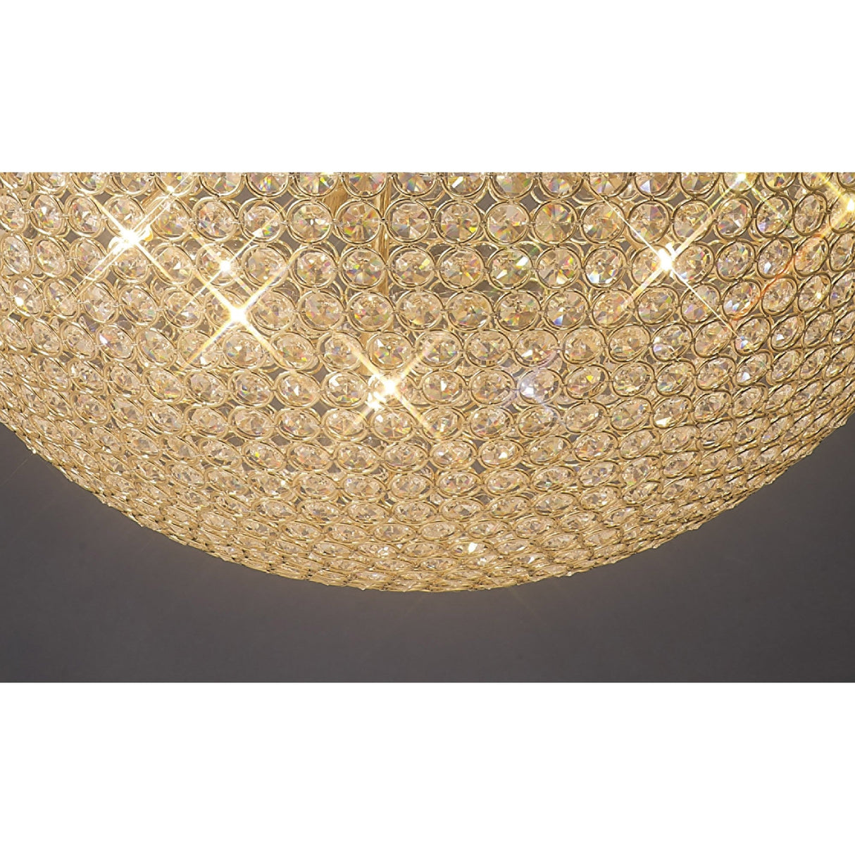Ava 12 Light Crystal Pendant Light – French Gold