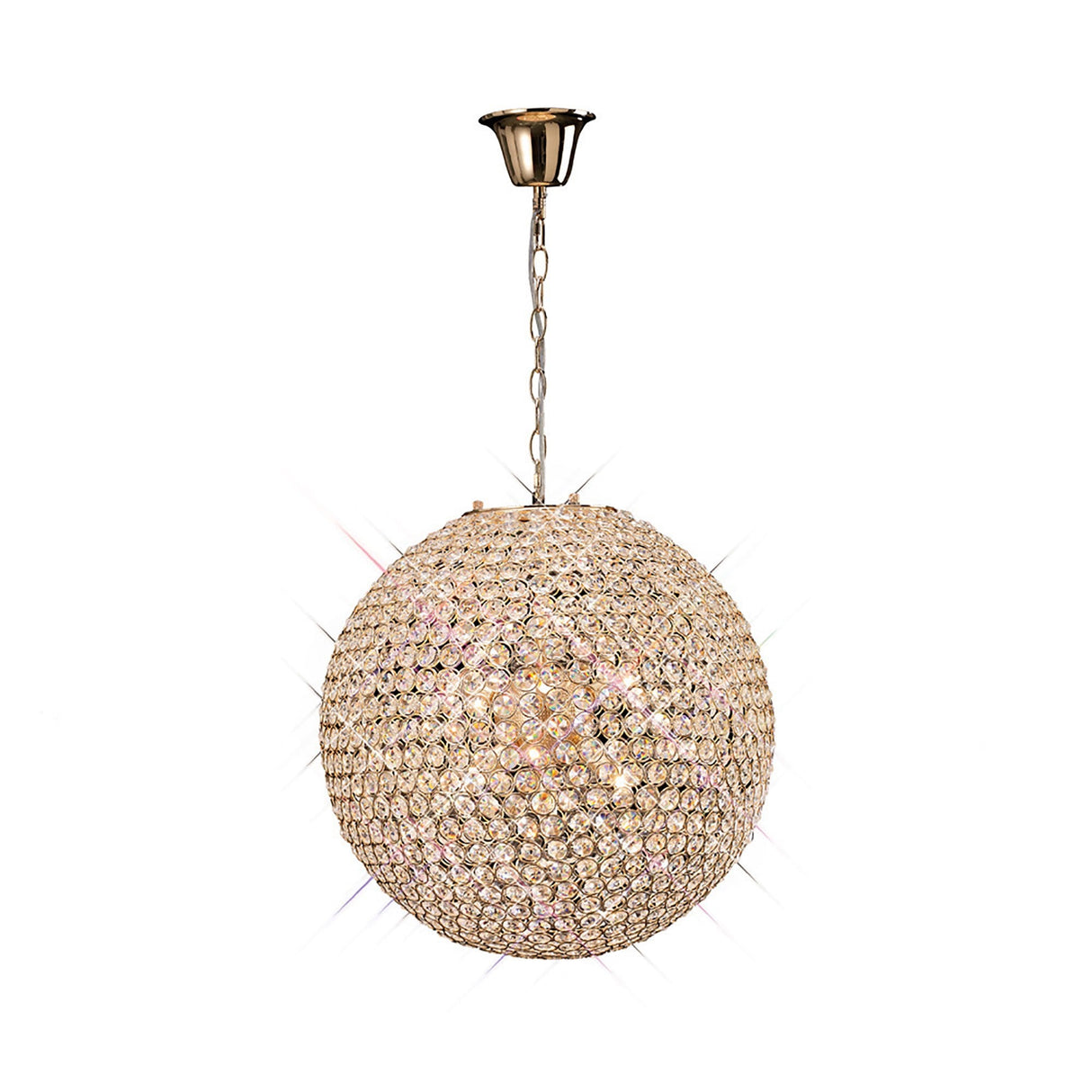 Ava 7 Light Crystal Pendant Light – French Gold
