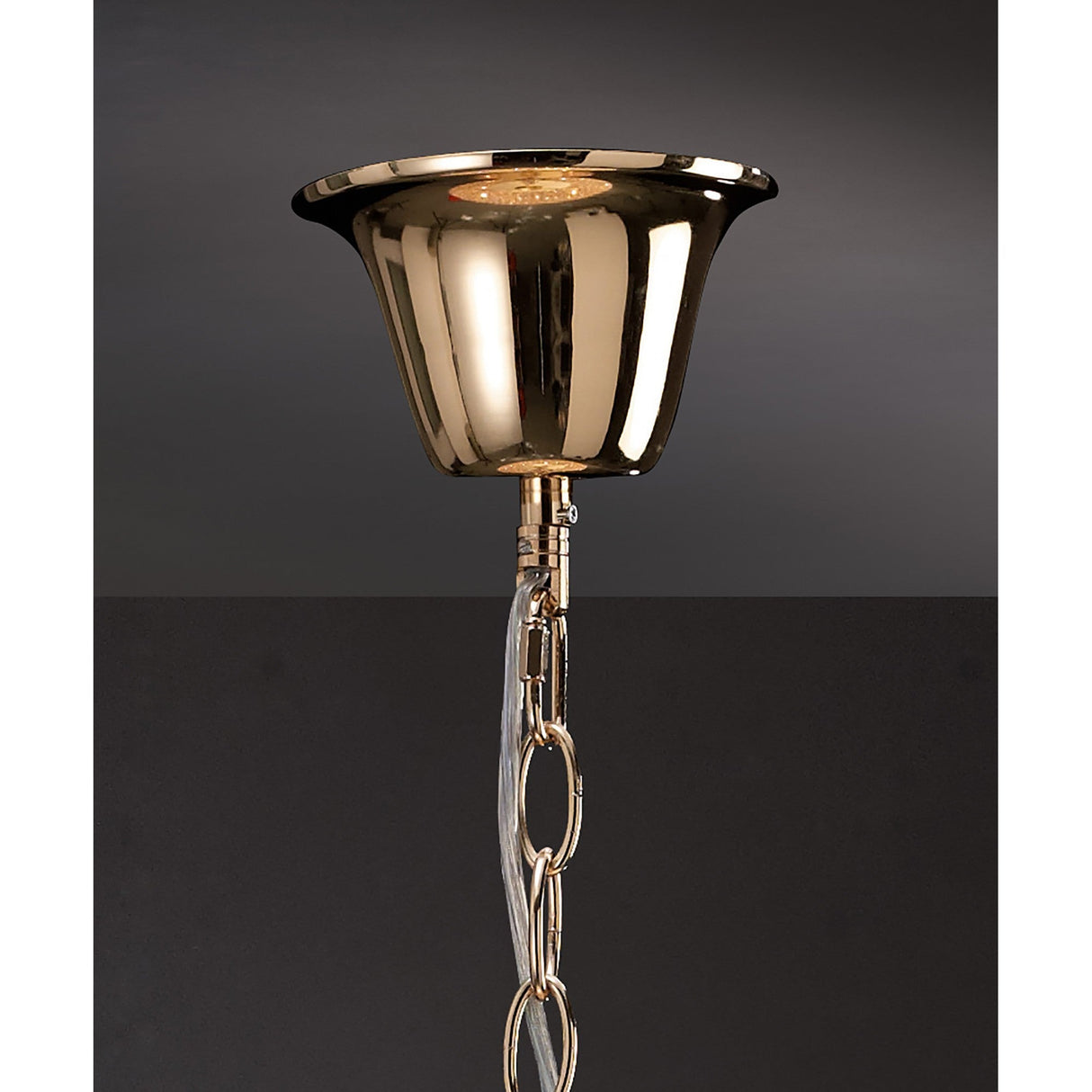 Ava 9 Light Crystal Pendant Light – French Gold