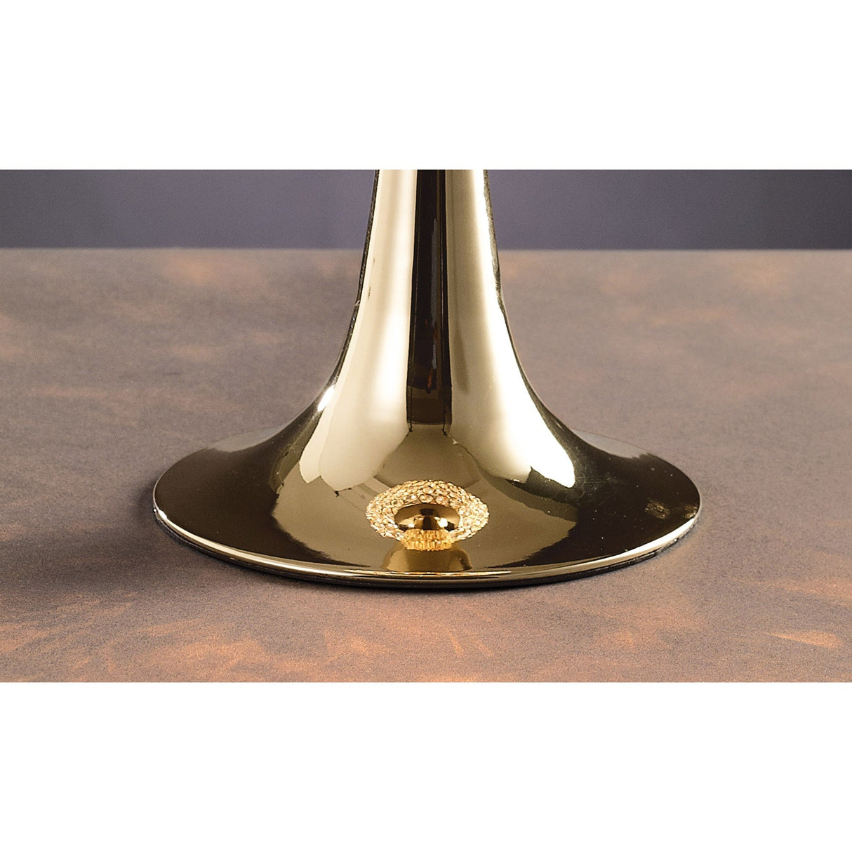 Ava 2 Light Crystal Table Lamp - French Gold