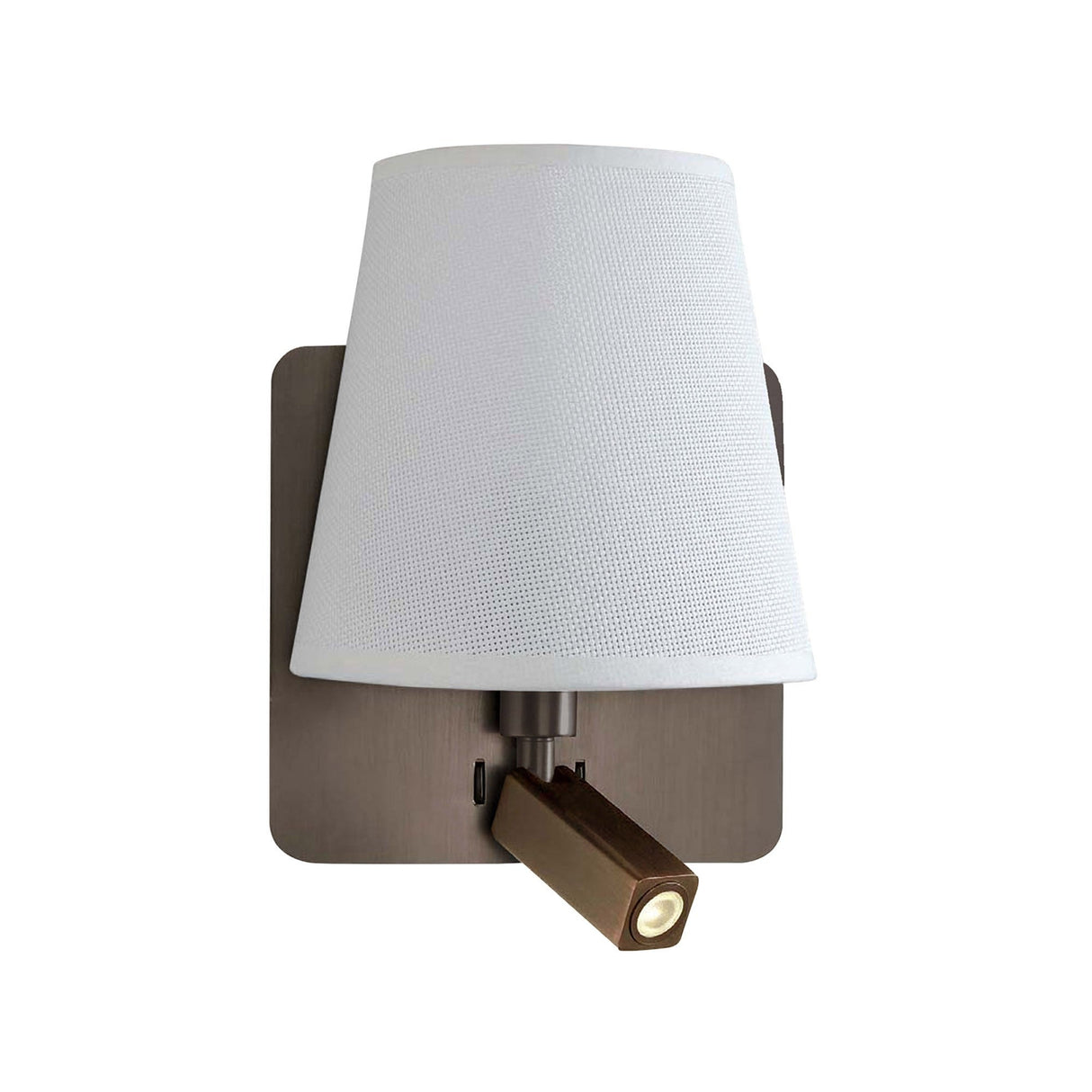 Bahia LED Wall/Reading Light With Switch - Bronze