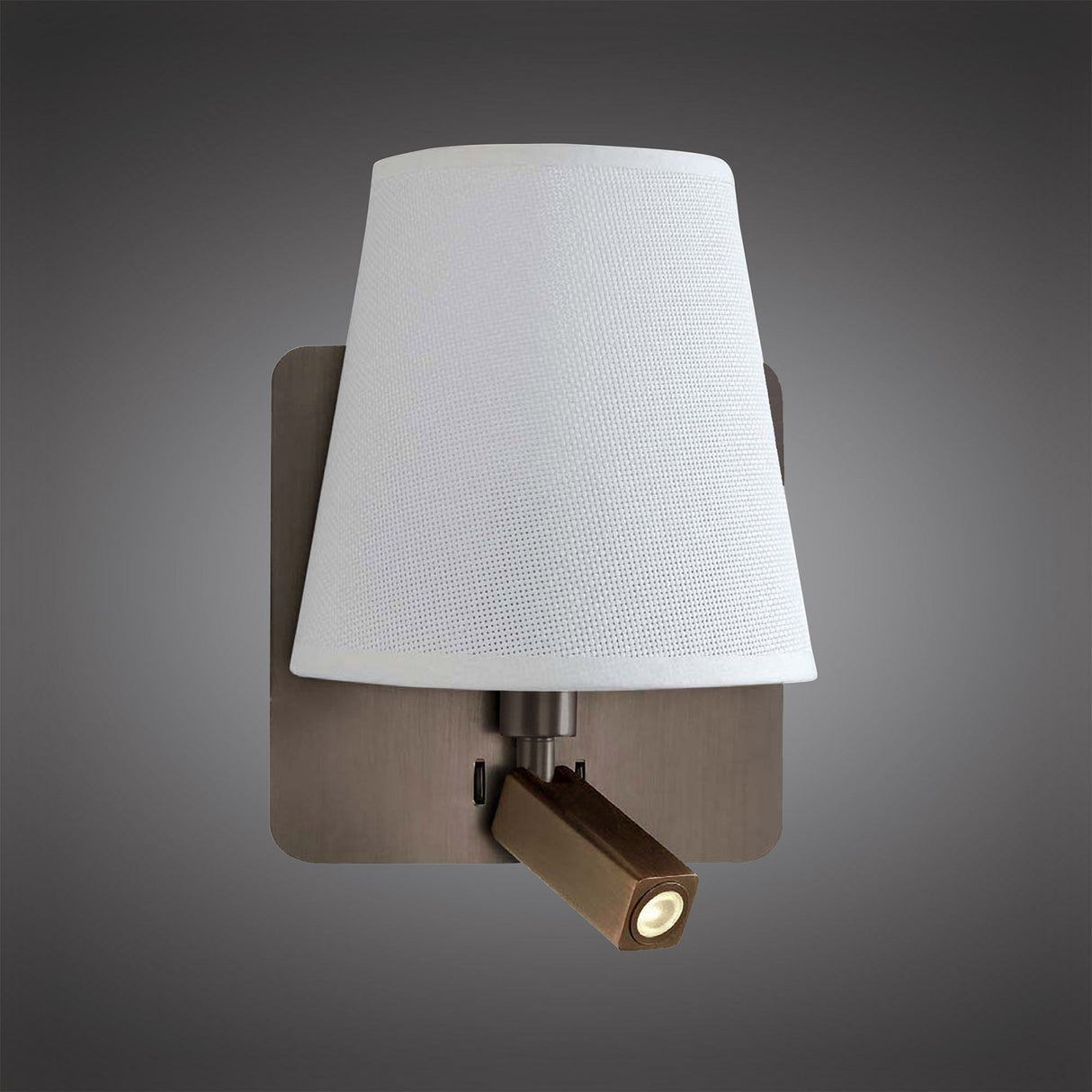 Bahia LED Wall/Reading Light With Switch - Bronze