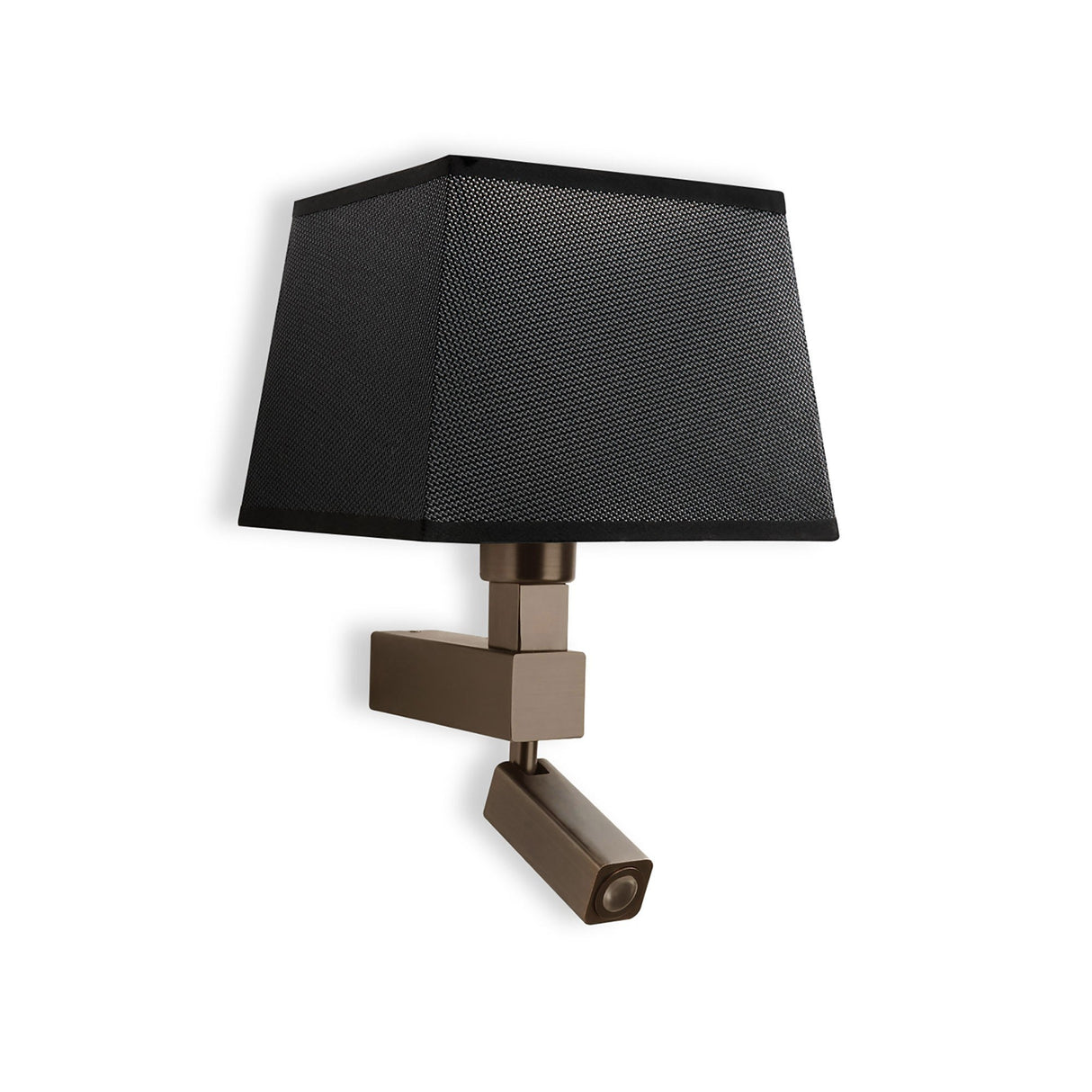 Bahia LED Wall/Reading Light With Switch - Bronze (Without Shade)