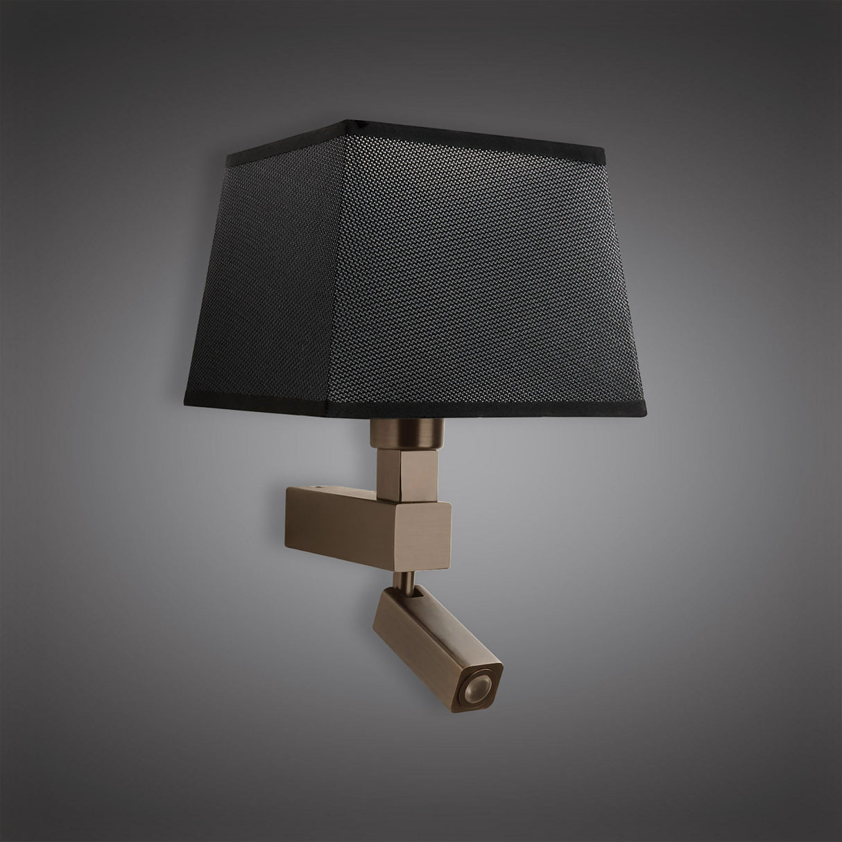Bahia LED Wall/Reading Light With Switch - Bronze (Without Shade)