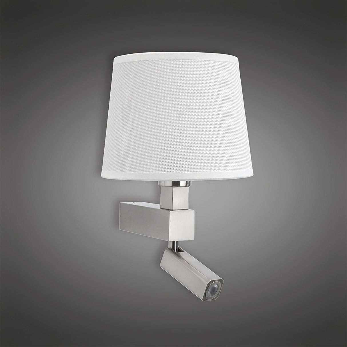 Bahia LED Wall/Reading Light - Nickel (Without Shade)