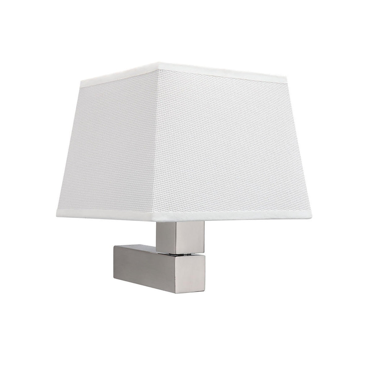 Bahia 1 Light Wall Light - Satin Nickel (Without Shade)
