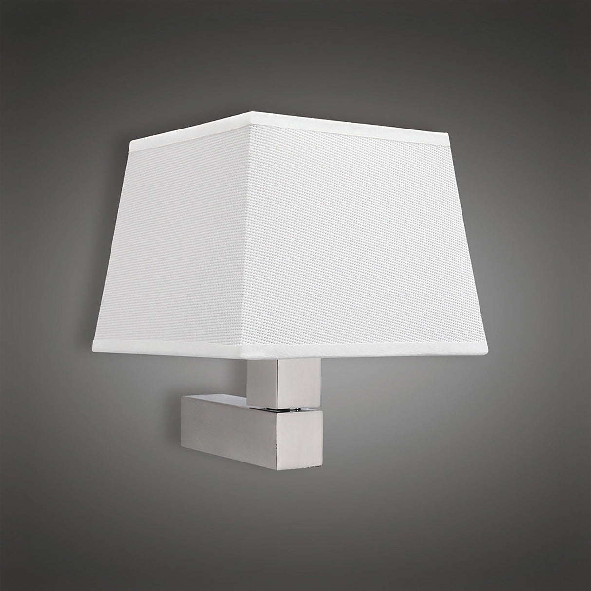 Bahia 1 Light Wall Light - Satin Nickel (Without Shade)
