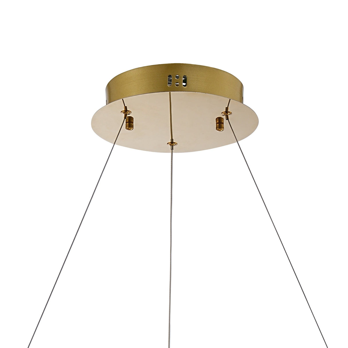 Bano 61.5cm Round Dimmable LED Crystal Chandelier - Gold