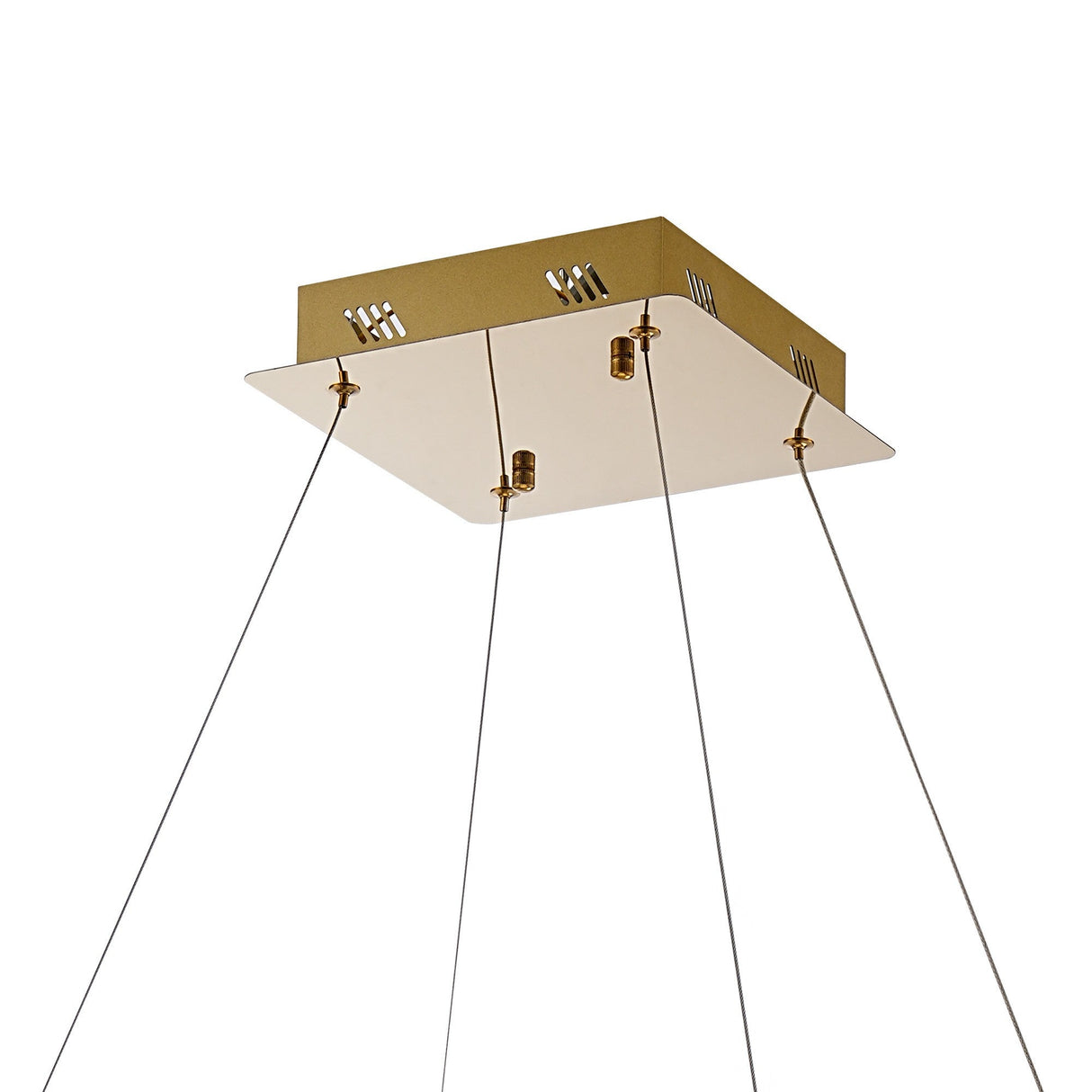 Bano 50cm Square Dimmable LED Crystal Chandelier - Gold