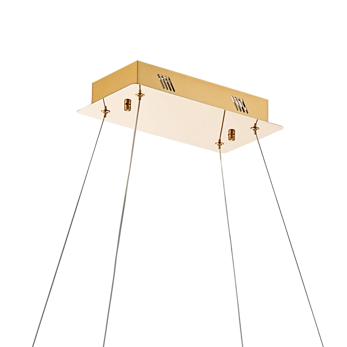 Bano 115cm  Dimmable LED Crystal Linear Suspension Light- Gold