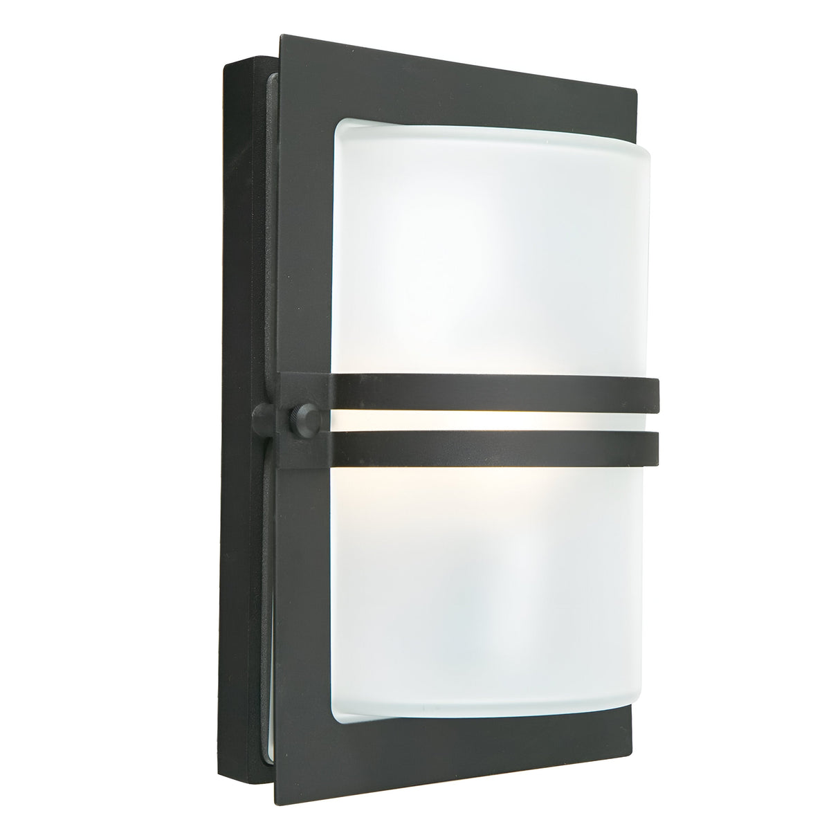 Basel 1 Light Wall Lantern - Black