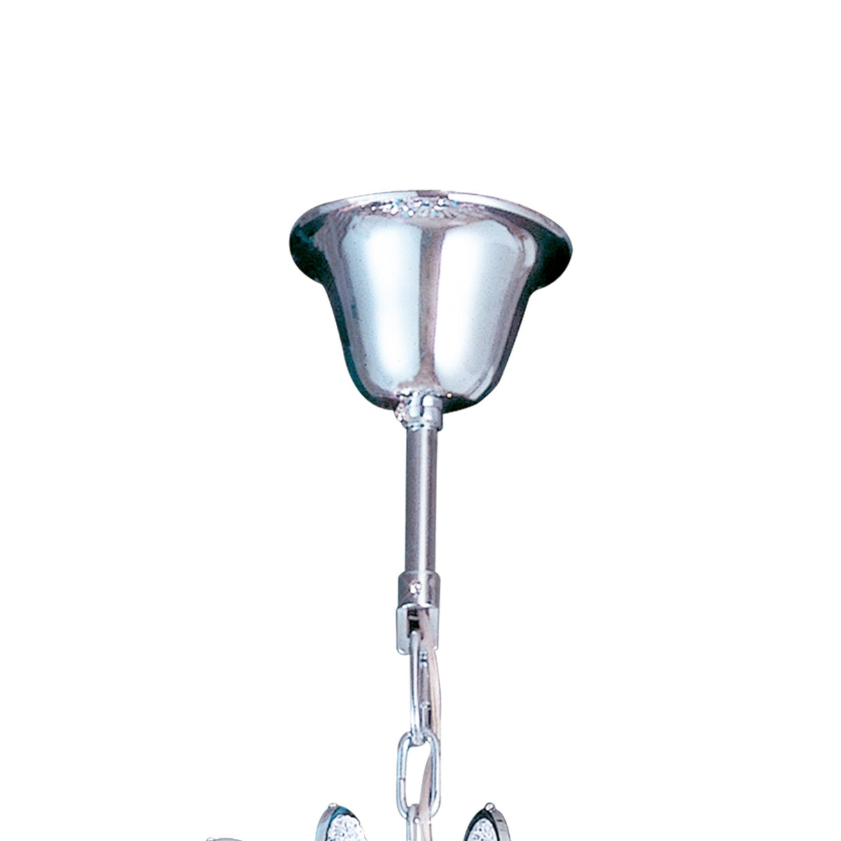 Bask 64cm Round 6 Light Crystal Chandelier - Polished Chrome