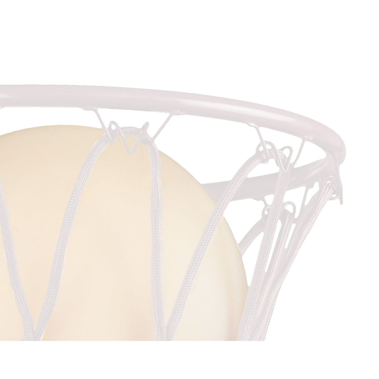 Basketball 1 Light Wall Light - Matt White