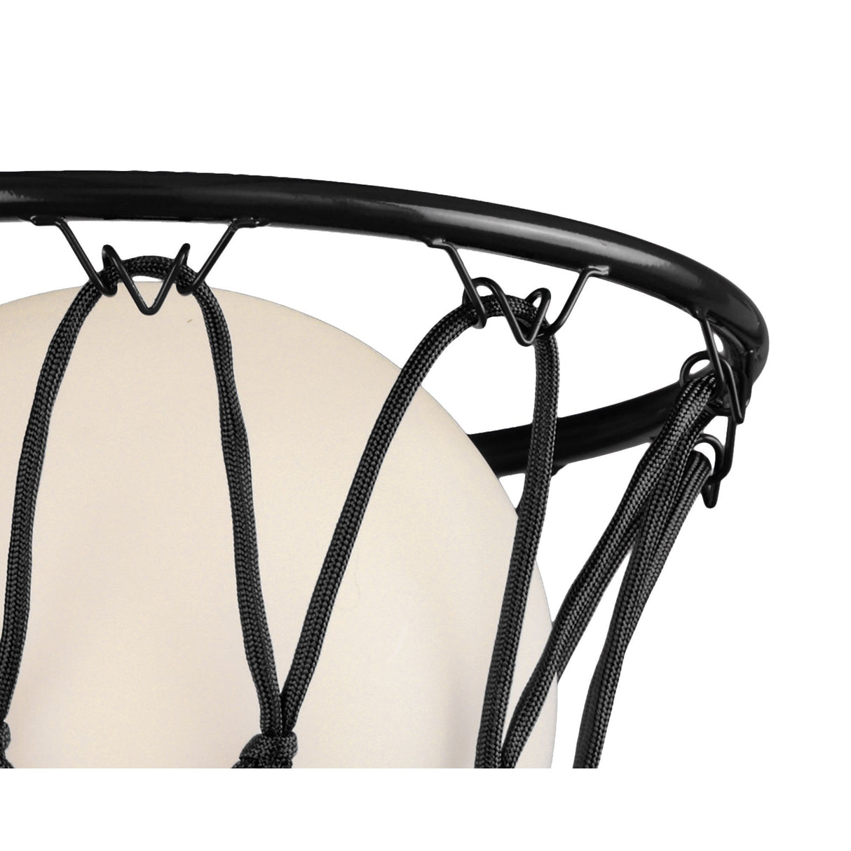 Basketball 1 Light Wall Light - Matt Black