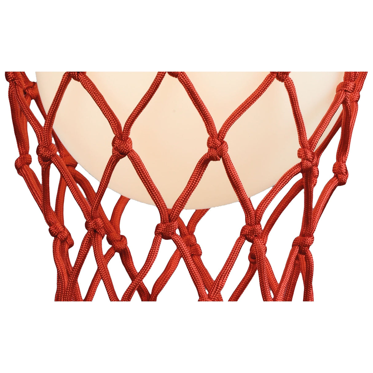 Basketball 1 Light Wall Light - Matt Red