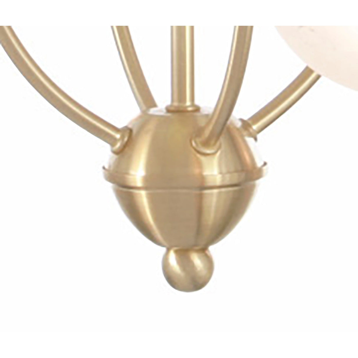 Bastia 49cm 4 Light Chandelier - Satin Gold