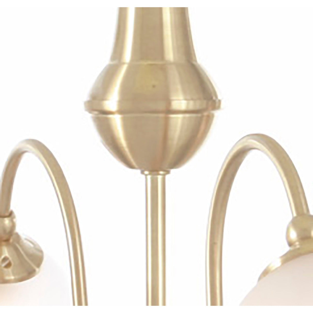 Bastia 49cm 4 Light Chandelier - Satin Gold