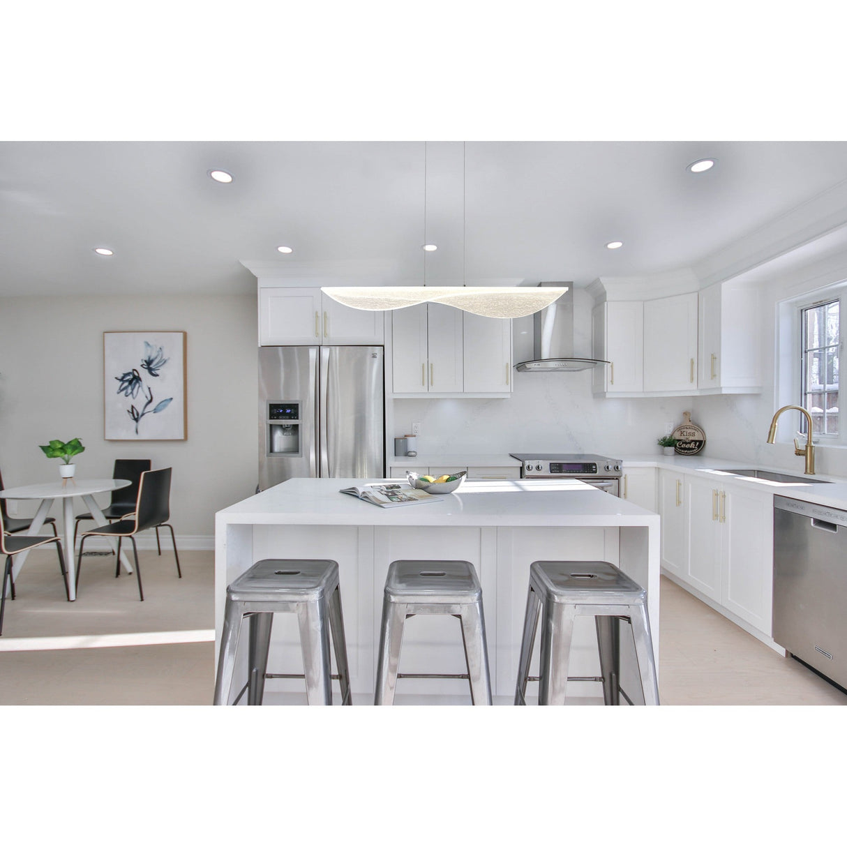 Bianca LED Suspension Light 50W 3000K - White