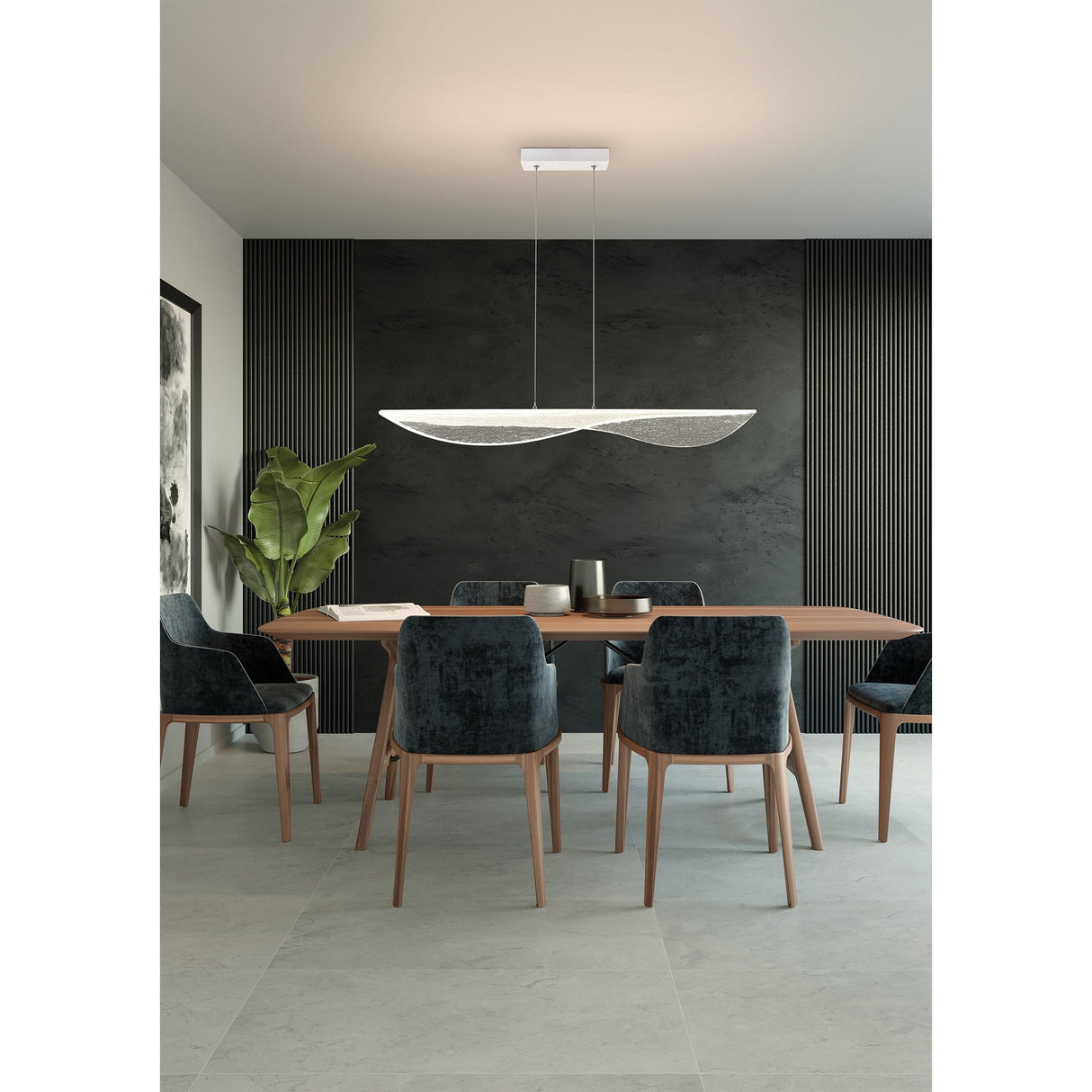 Bianca LED Suspension Light 40W 3000K - White