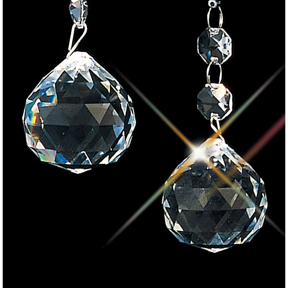 Bianco 2 Light Crystal Wall Light With Switch - Chrome