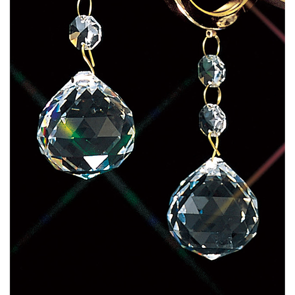 Bianco 2 Light Crystal Wall Light With Switch - Gold