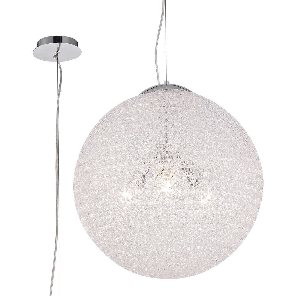 Bola 3 Light Pendant Light – Chrome