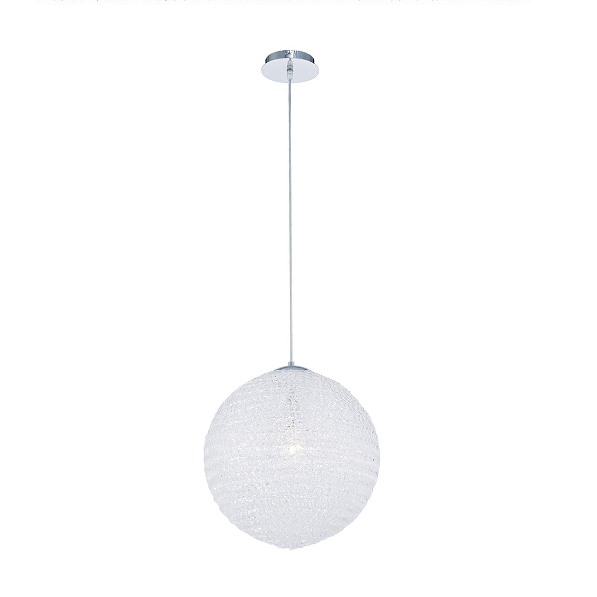 Bola 40cm Round 1 Light Pendant Light - Chrome