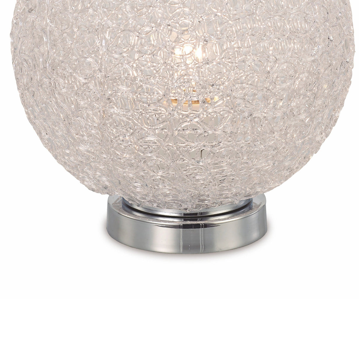 Bola Round Table Lamp - Chrome