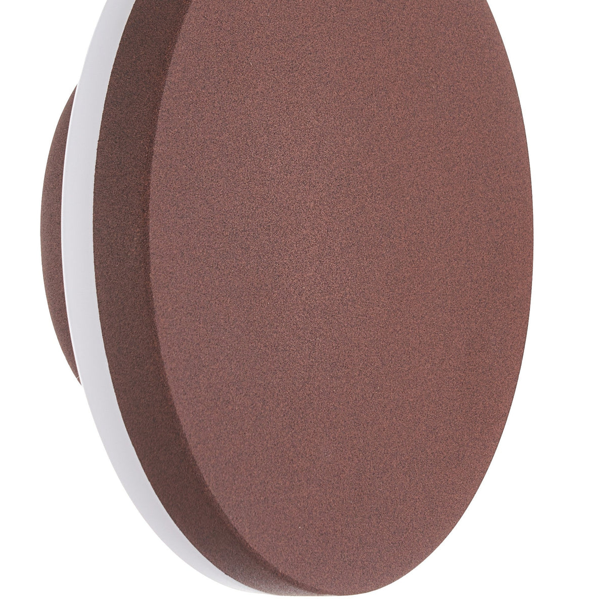 Bora Round Outdoor LED Wall Light 9.6W 3000K - Rust Brown