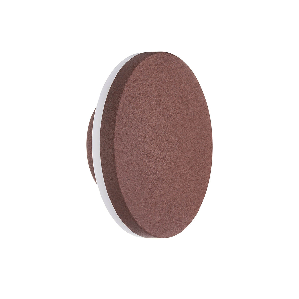 Bora Round Outdoor LED Wall Light 9.6W 3000K - Rust Brown