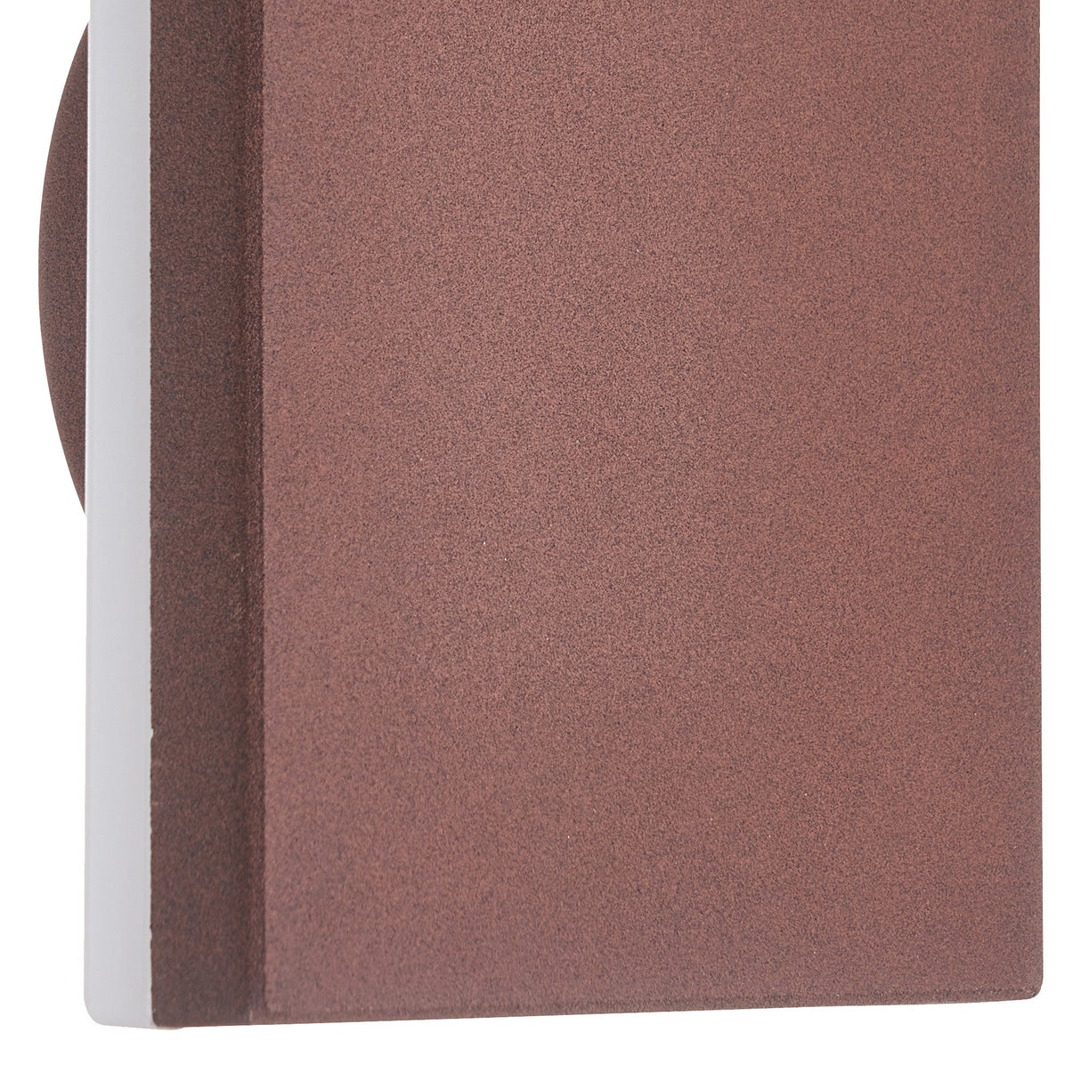 Bora Square Outdoor LED Wall Light 9.6W 3000K - Rust Brown