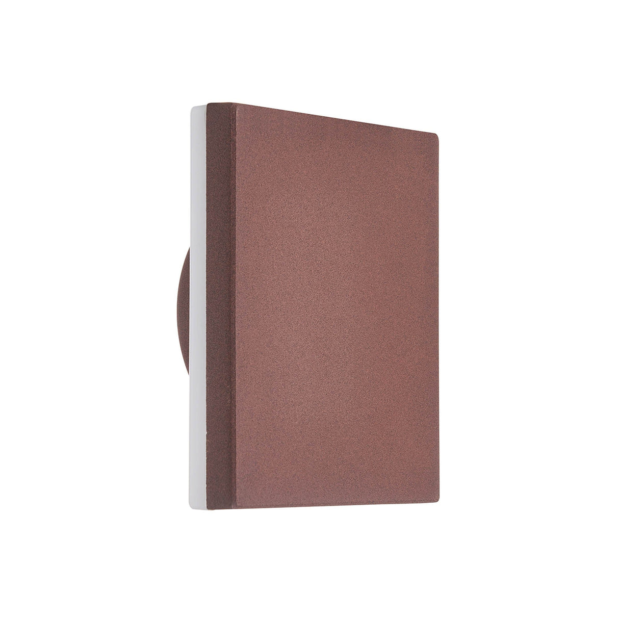 Bora Square Outdoor LED Wall Light 9.6W 3000K - Rust Brown