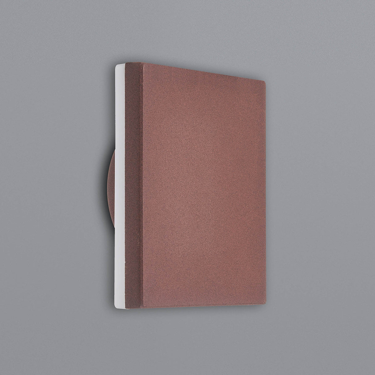 Bora Square Outdoor LED Wall Light 9.6W 3000K - Rust Brown