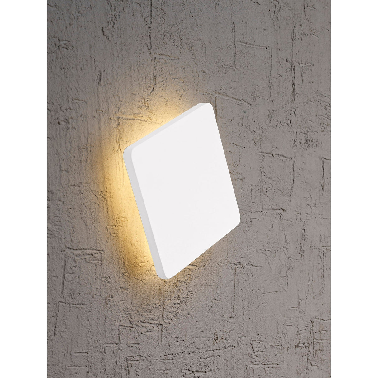 Bora 13cm Square LED Wall Light 6W 3000K - Matt White