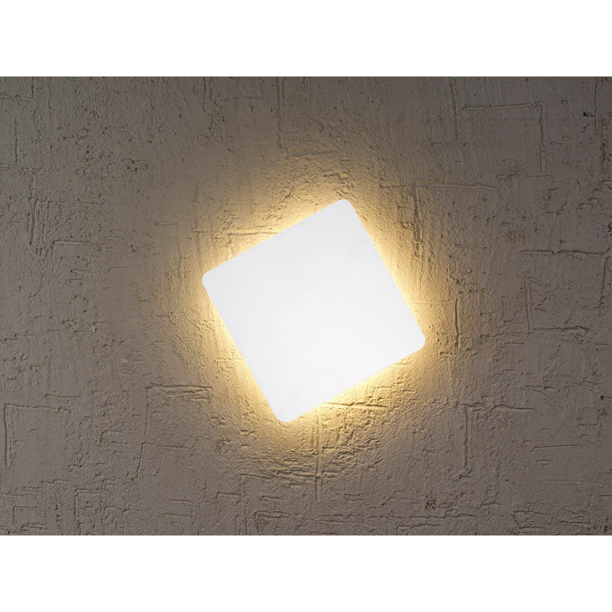 Bora 13cm Square LED Wall Light 6W 3000K - Matt White
