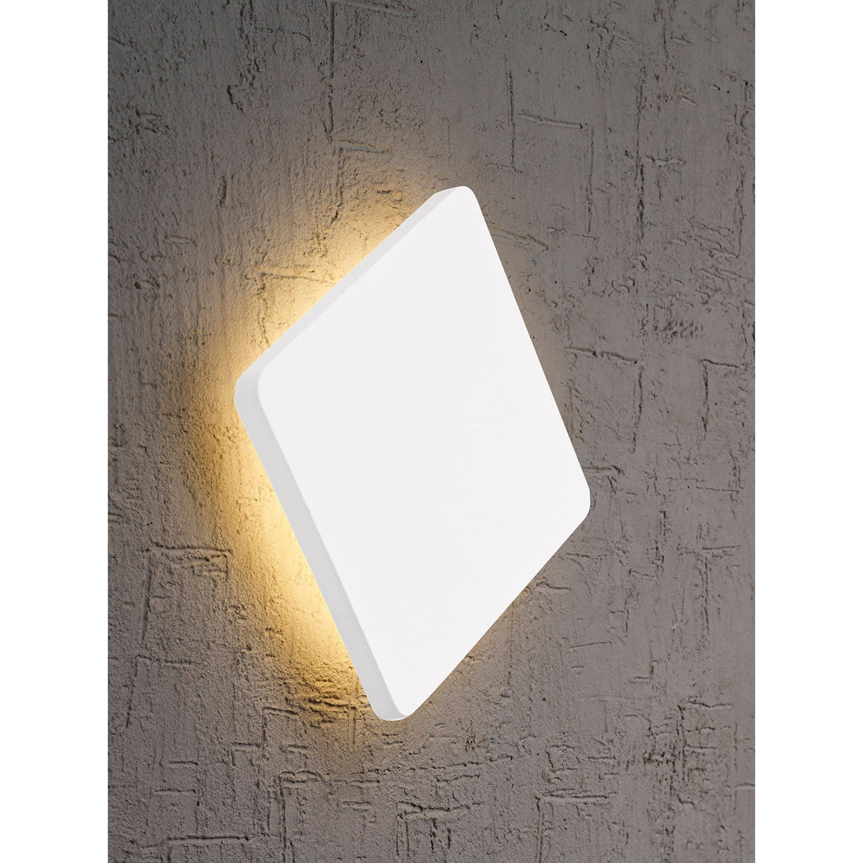 Bora 18cm Square LED Wall Light 12W 3000K - Matt White