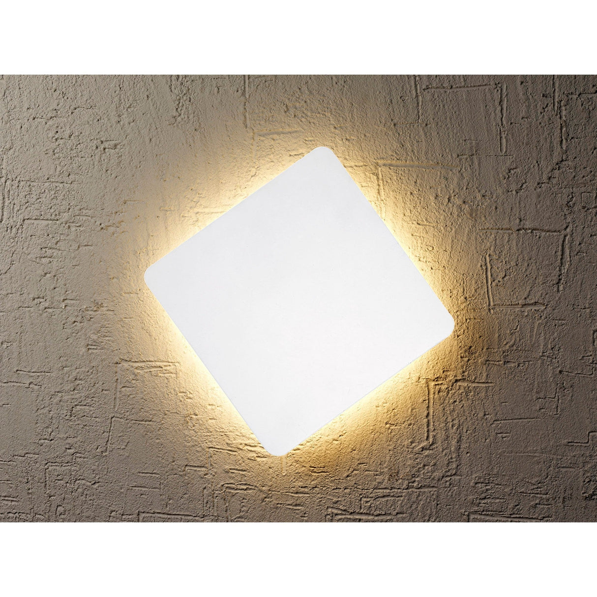 Bora 18cm Square LED Wall Light 12W 3000K - Matt White