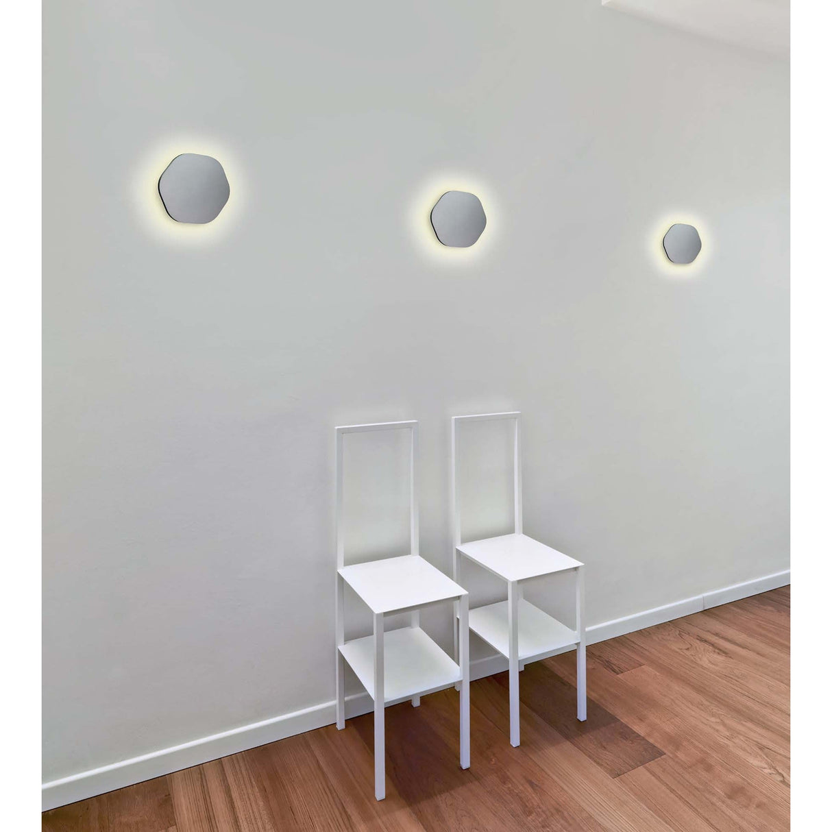 Bora 18cm Hexagonal LED Wall Light 12W 3000K - Silver