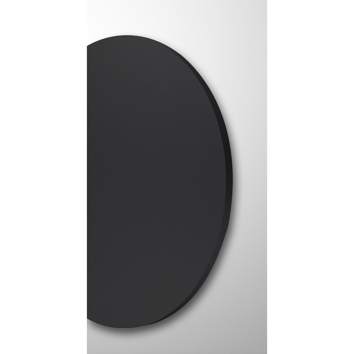 Bora 18cm Oval LED Wall Light 8W 3000K - Matt Black