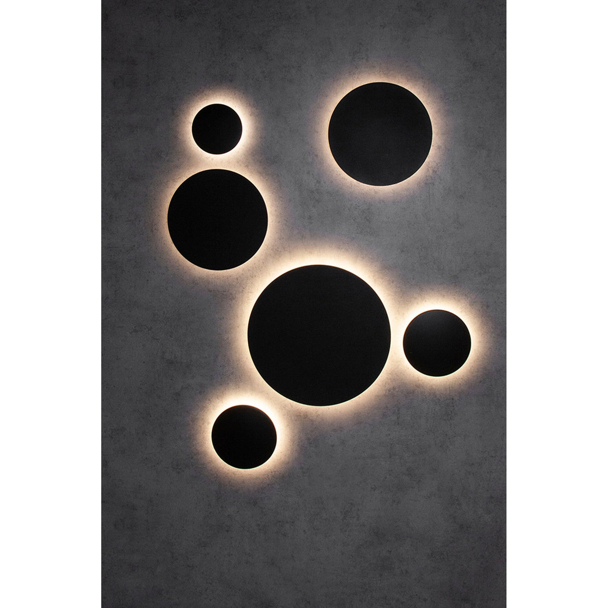 Bora Oval LED Wall/Flush Ceiling Light 30W 2700K - Matt Black