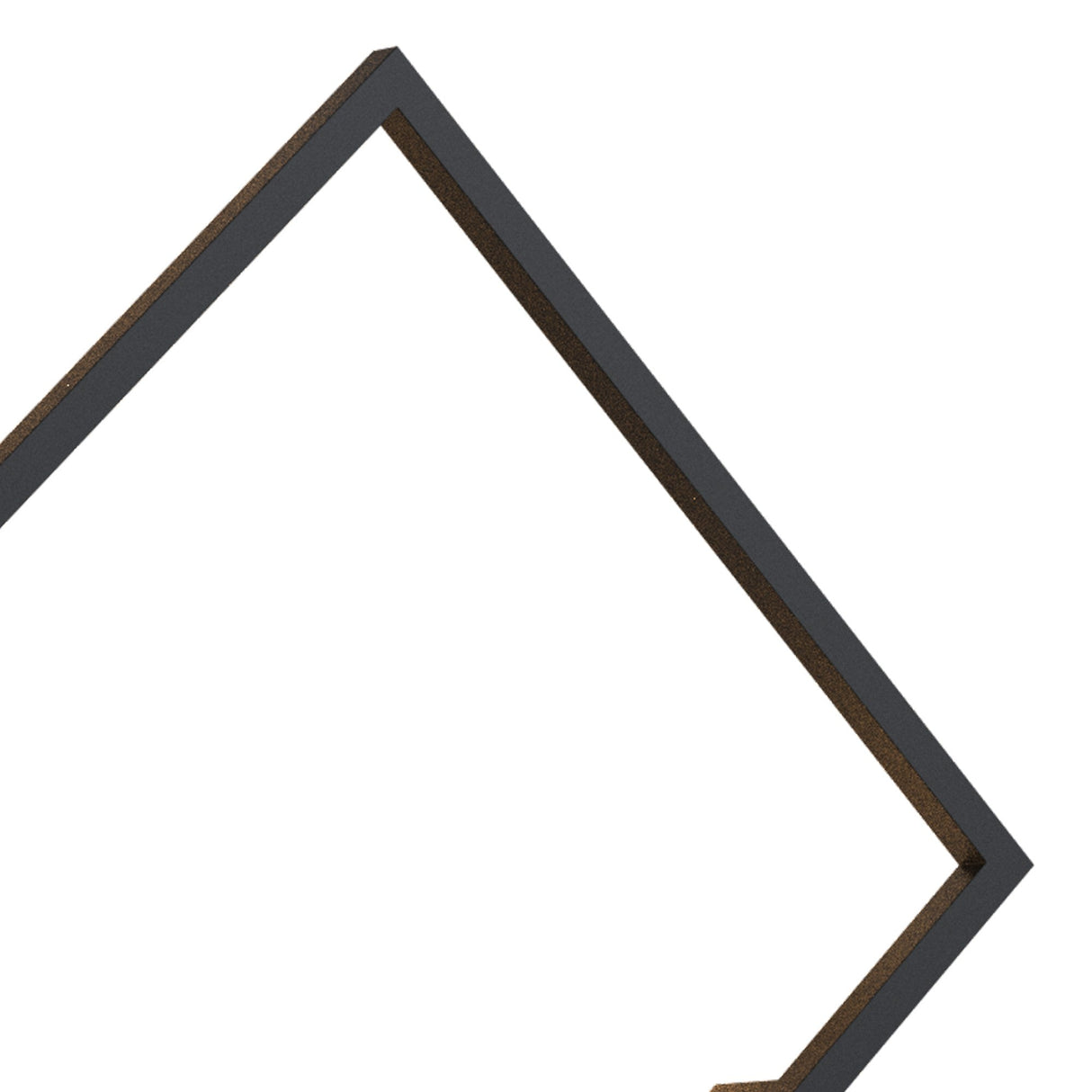 Boutique Large Square LED Wall Light - Black