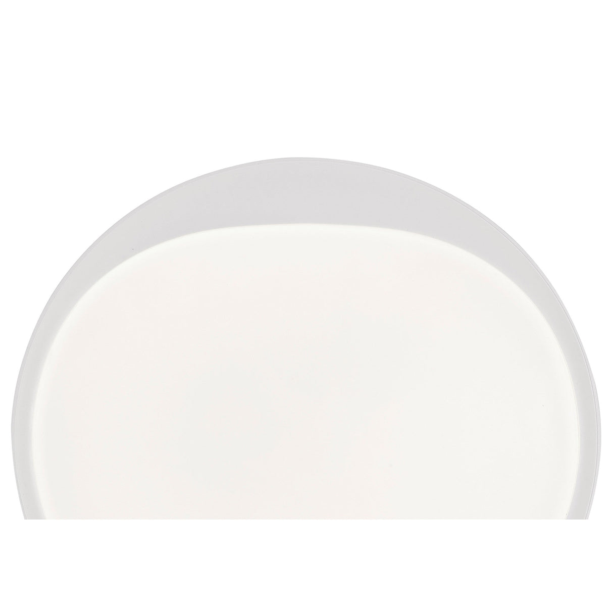 Box CCT LED Flush Ceiling Light With Remote Control - White